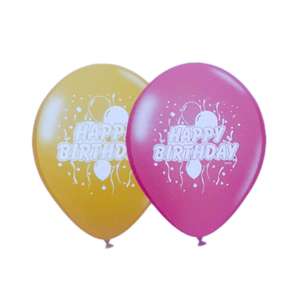 Happy Birthday Balloons, 12"