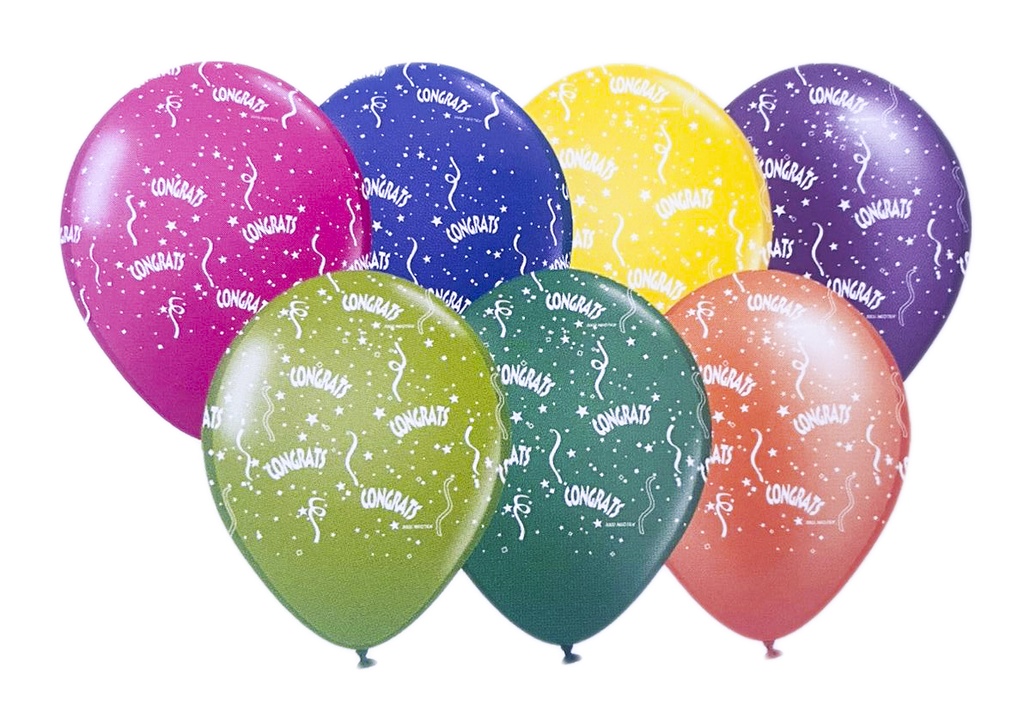 Congratulations Balloons, 12"