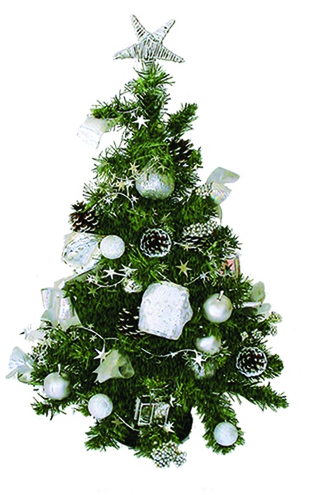 Decorated Mini-Tree, 24"