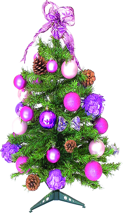Decorated Mini-Tree, 30"