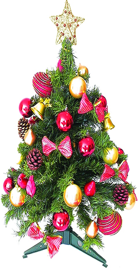 Decorated Tree, 33"