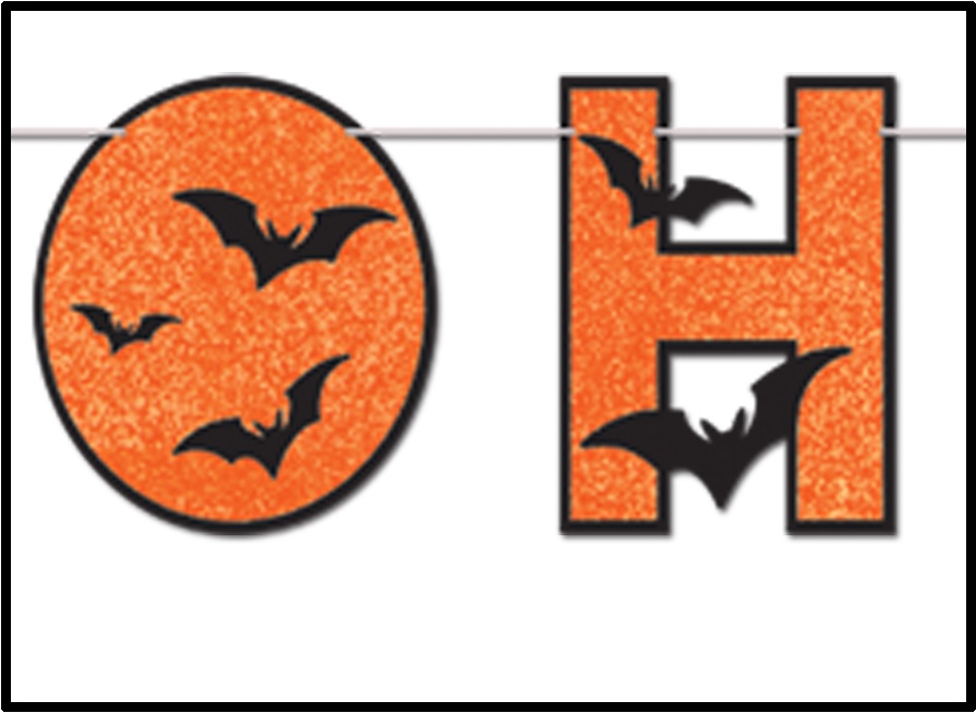 Happy Halloween Streamer, 3.3m