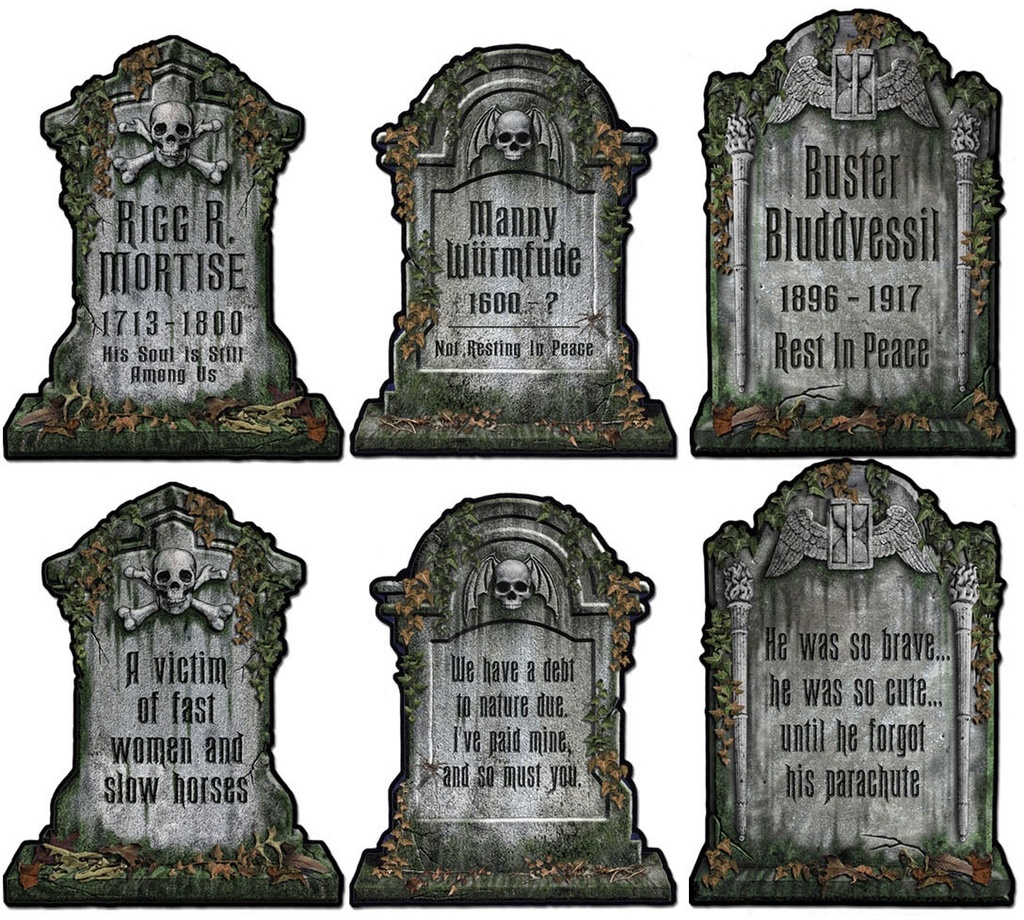 Tombstone Cutouts, 40cm