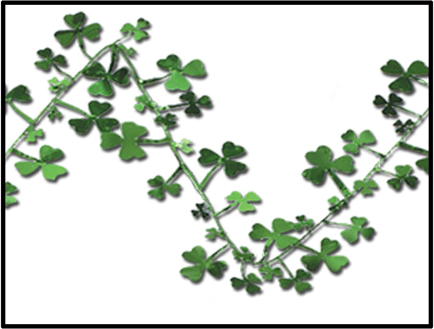 Gleamin' Flex Shamrock Garland, 7.6m