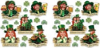 St Patrick's Day Cutouts, 8â€“37cm