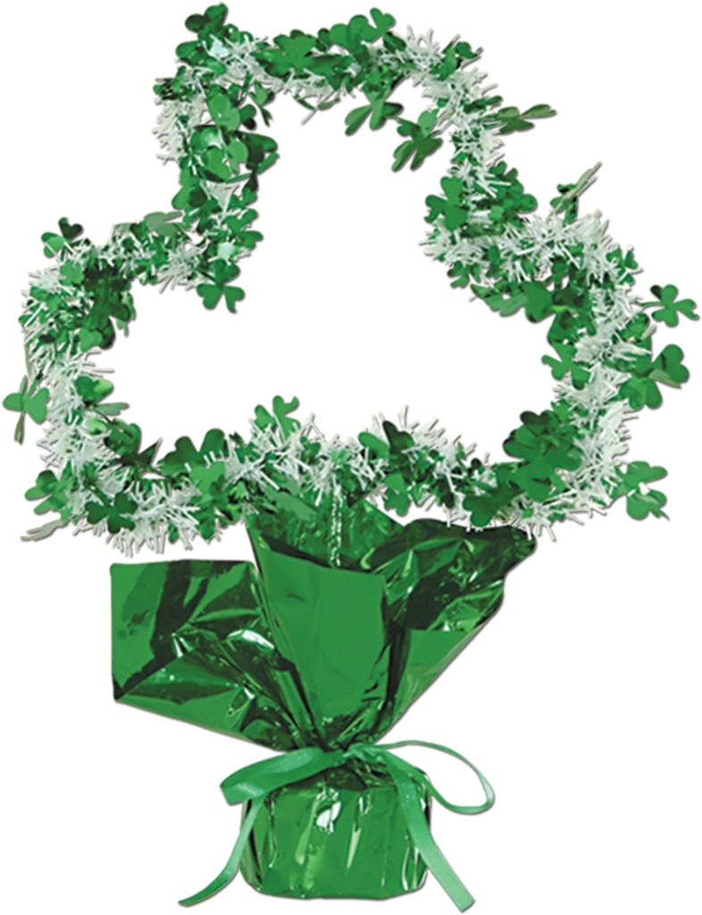 Shamrock Gleamin' Shape Centrepiece, 29cm