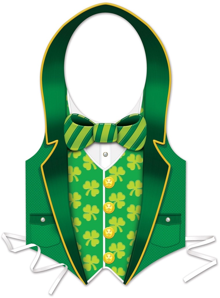 Plastic St Patrick's Vest