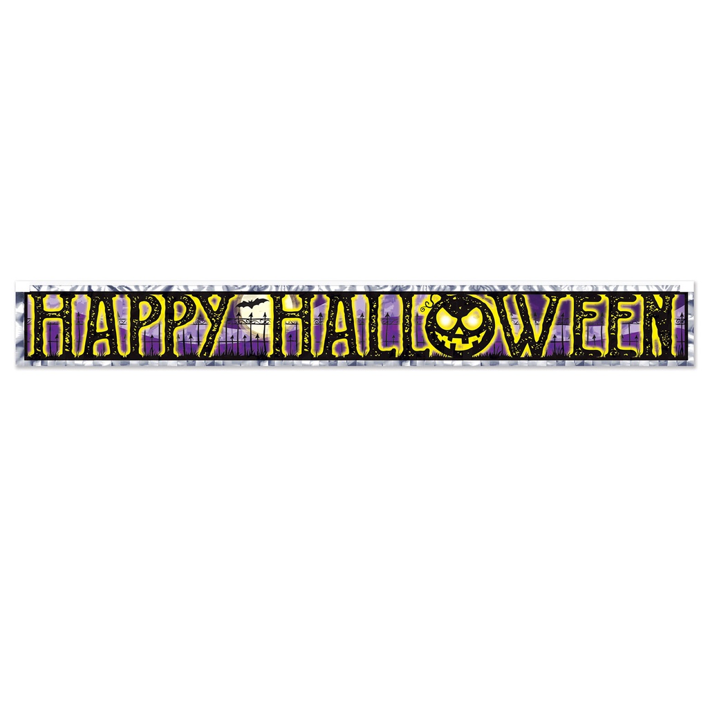 Happy Halloween Fringe Banner, 1.5m