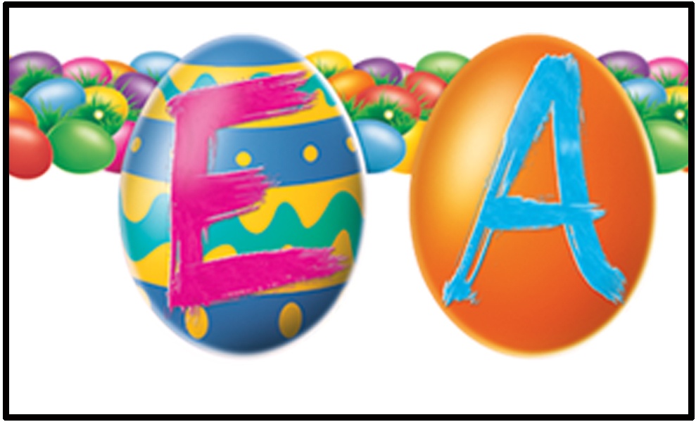 Coloured Bright Egg Streamer, 1.35m
