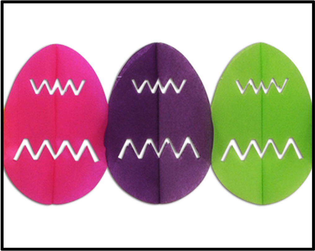 Easter Egg Garland, 3.6m
