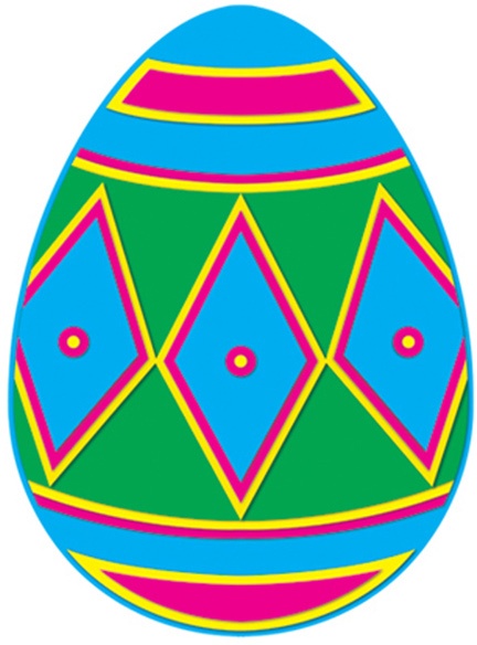 Easter Egg Cutouts, 35cm
