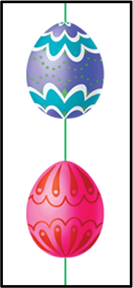 Easter Egg Stringer, 1.95m