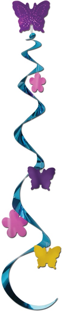 Butterfly And Flower Whirls, 76cm
