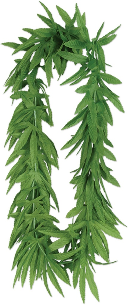 Tropical Fern Leaf Lei, 1m