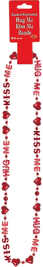 Valentine Bead Necklace, 90cm