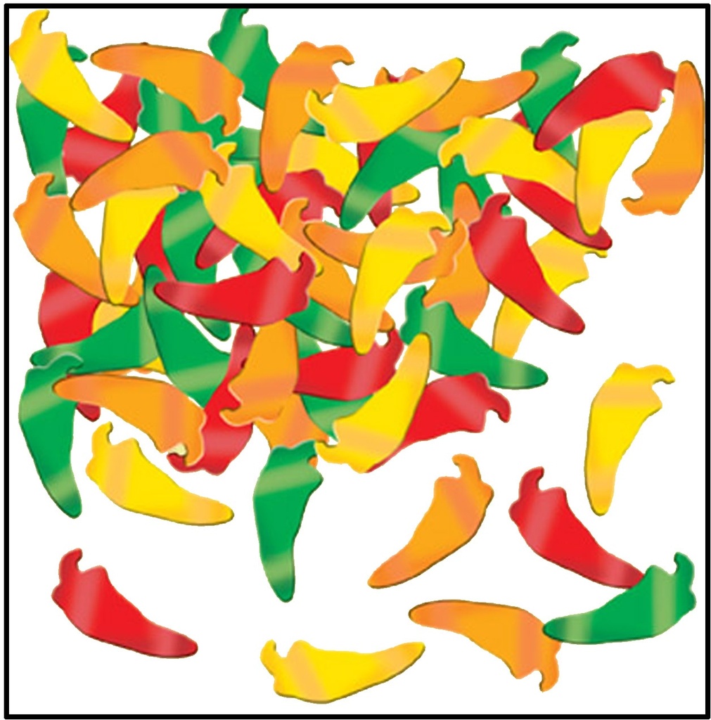Fanci-Fetti Chili Peppers, 28g