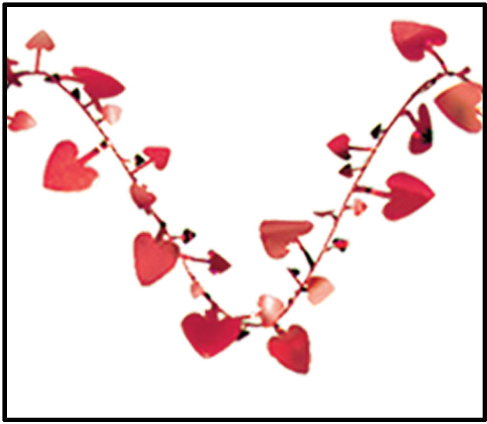 Flex Heart Garland, 7.6m