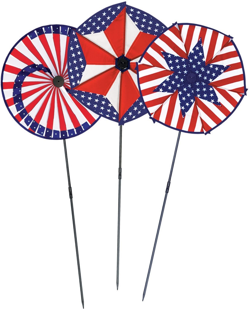 Patriotic Wind Wheels, 90cm