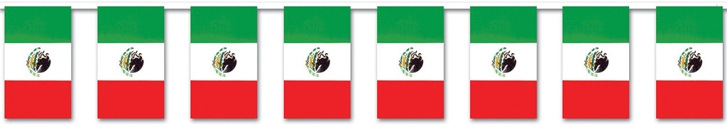 Mexican Flag Banner, 18.2m