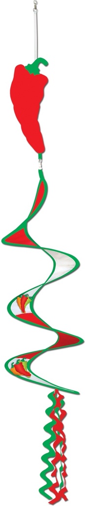 Chili Pepper Wind-Spinner, 1m