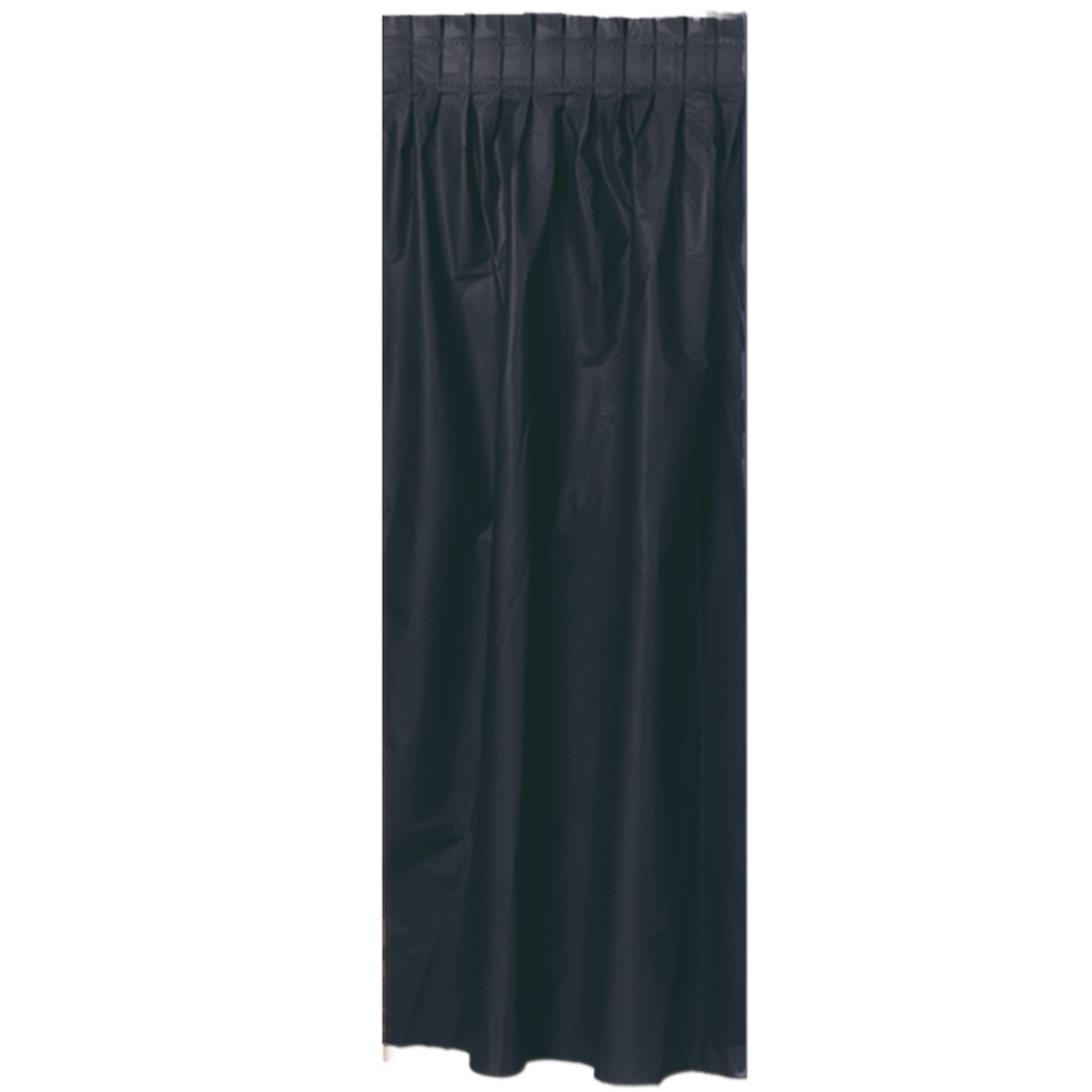 Plastic Table Skirting Pleated Plain, 4.2m