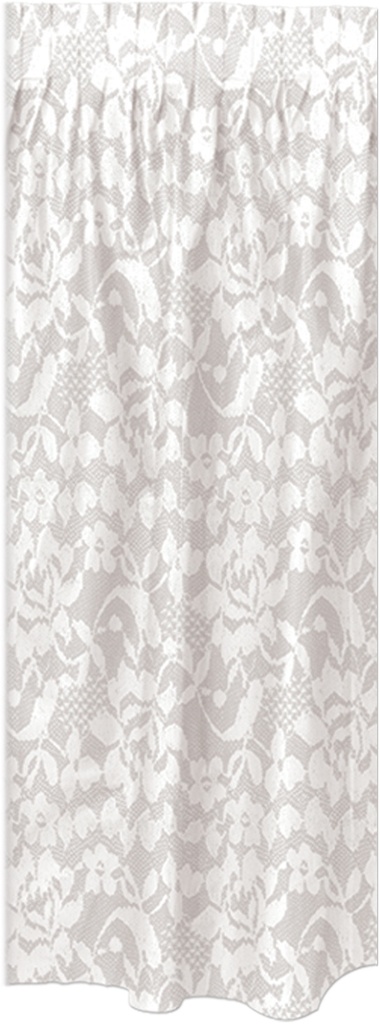 Plastic Table Skirting Lace Effect, 4.2m