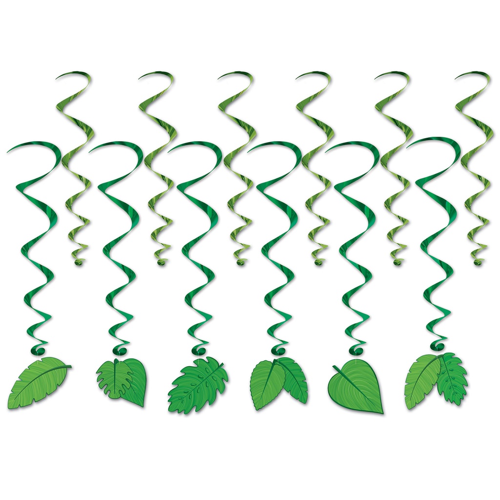Tropical Leaves Whirls, 82cm