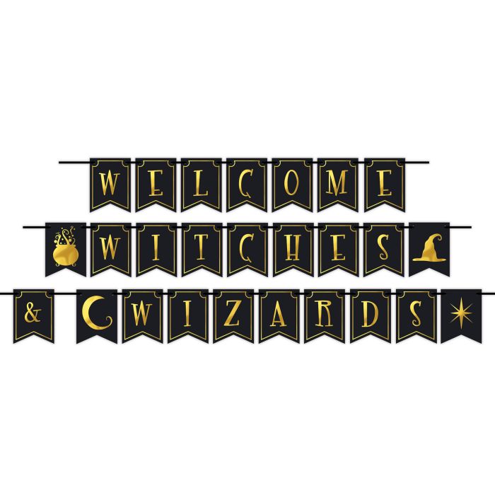 Foil Witches And Wizards Streamer