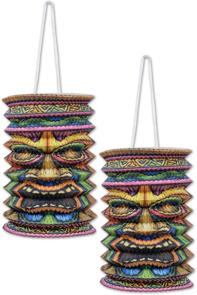 Tiki Paper Lanterns, 18cm