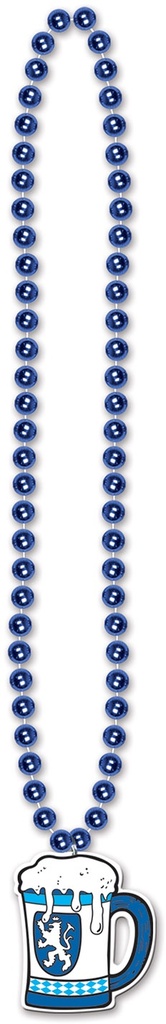 Beads with Beer Stein Medallion