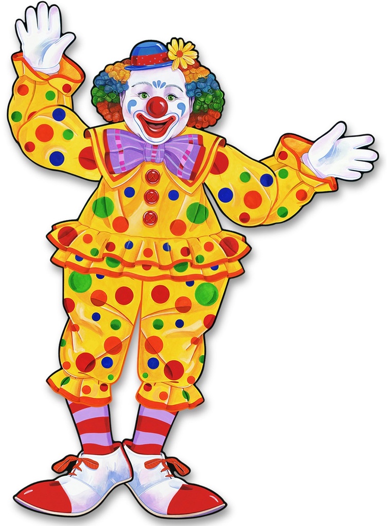 Jointed Circus Clown, 76cm