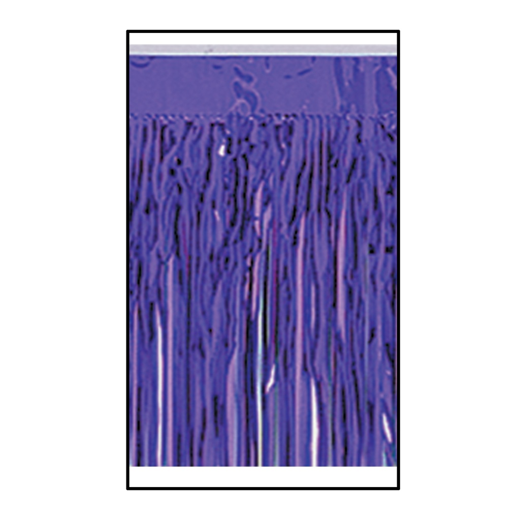 Metallic Fringe Drape Deep Header, 3m