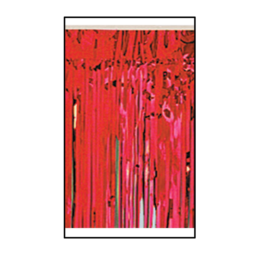 Metallic Fringe Drape Deep Header, 3m