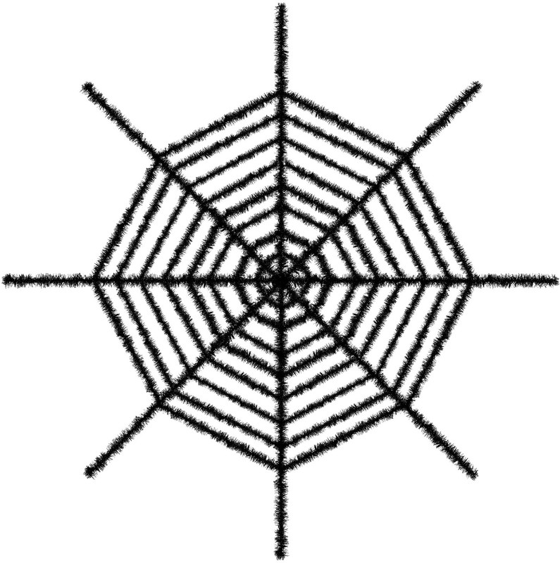 Giant Shimmering Spider Web, 1.82m