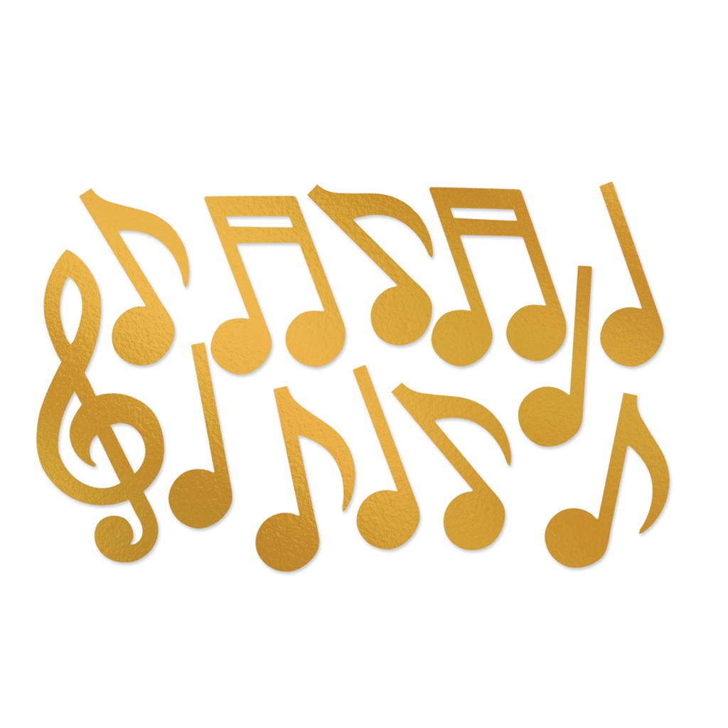 Musical Note Silhouettes