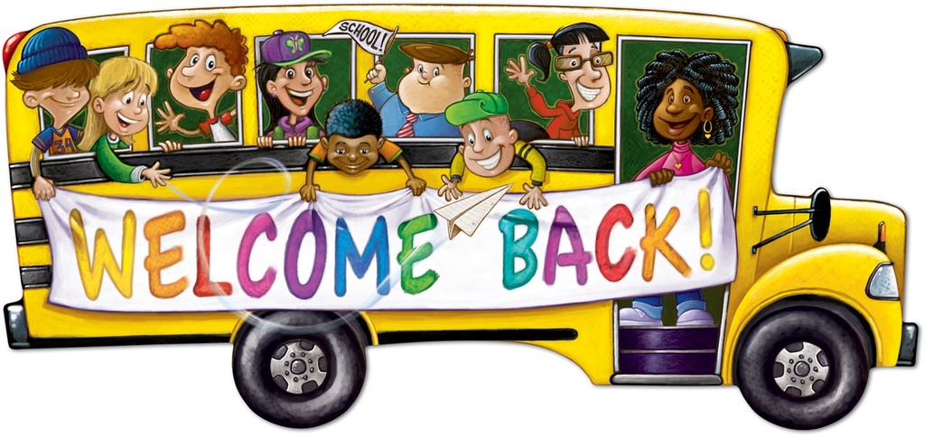 Welcome Back Bus Cutout