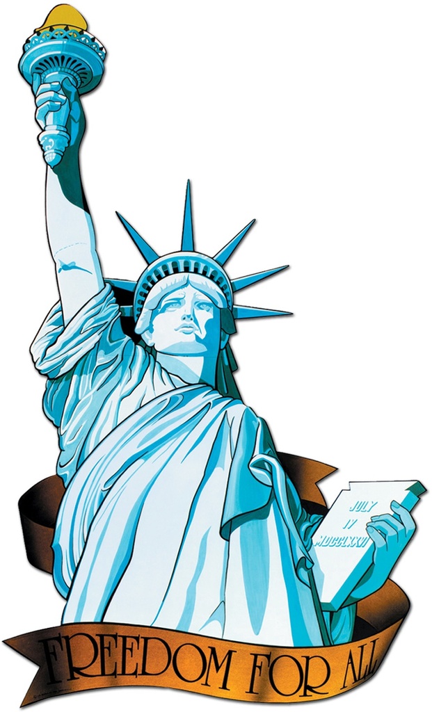 Miss Liberty Cutout, 83cm