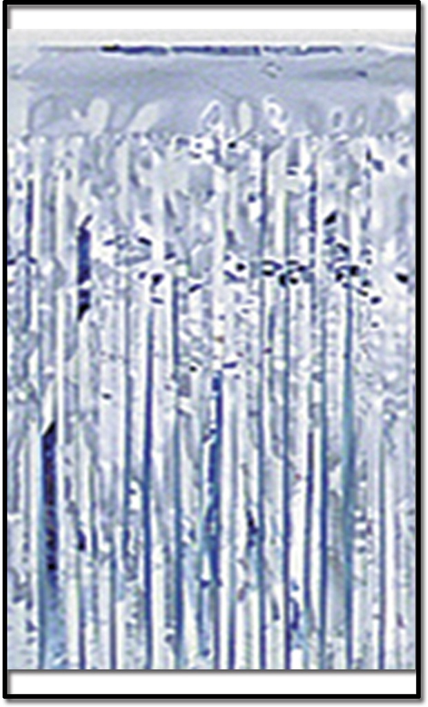 Metallic Fringe Drape Slim Header, 3m