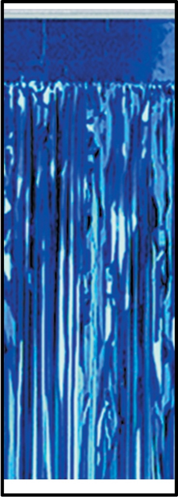 Foil Fringe Metallic Table Skirting, 4.2m