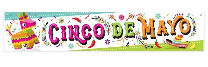 Cinco De Mayo Banner, 1.5m