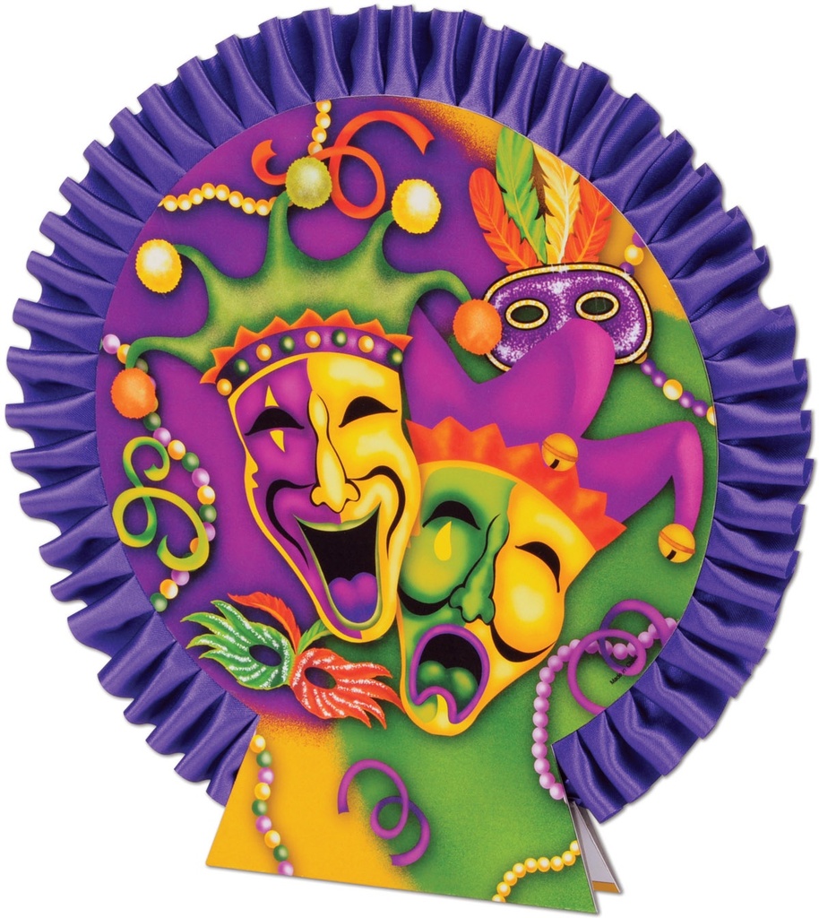 Mardi Gras Centrepiece, 25cm