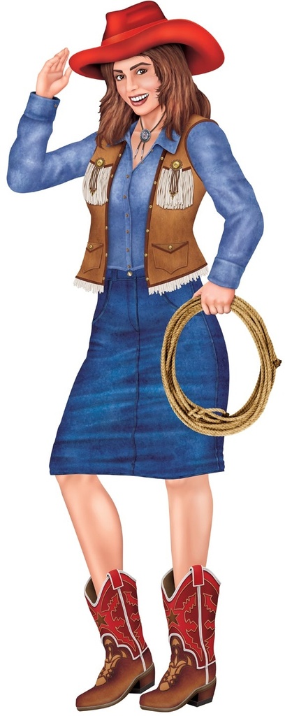 Jointed Cowgirl, 90cm
