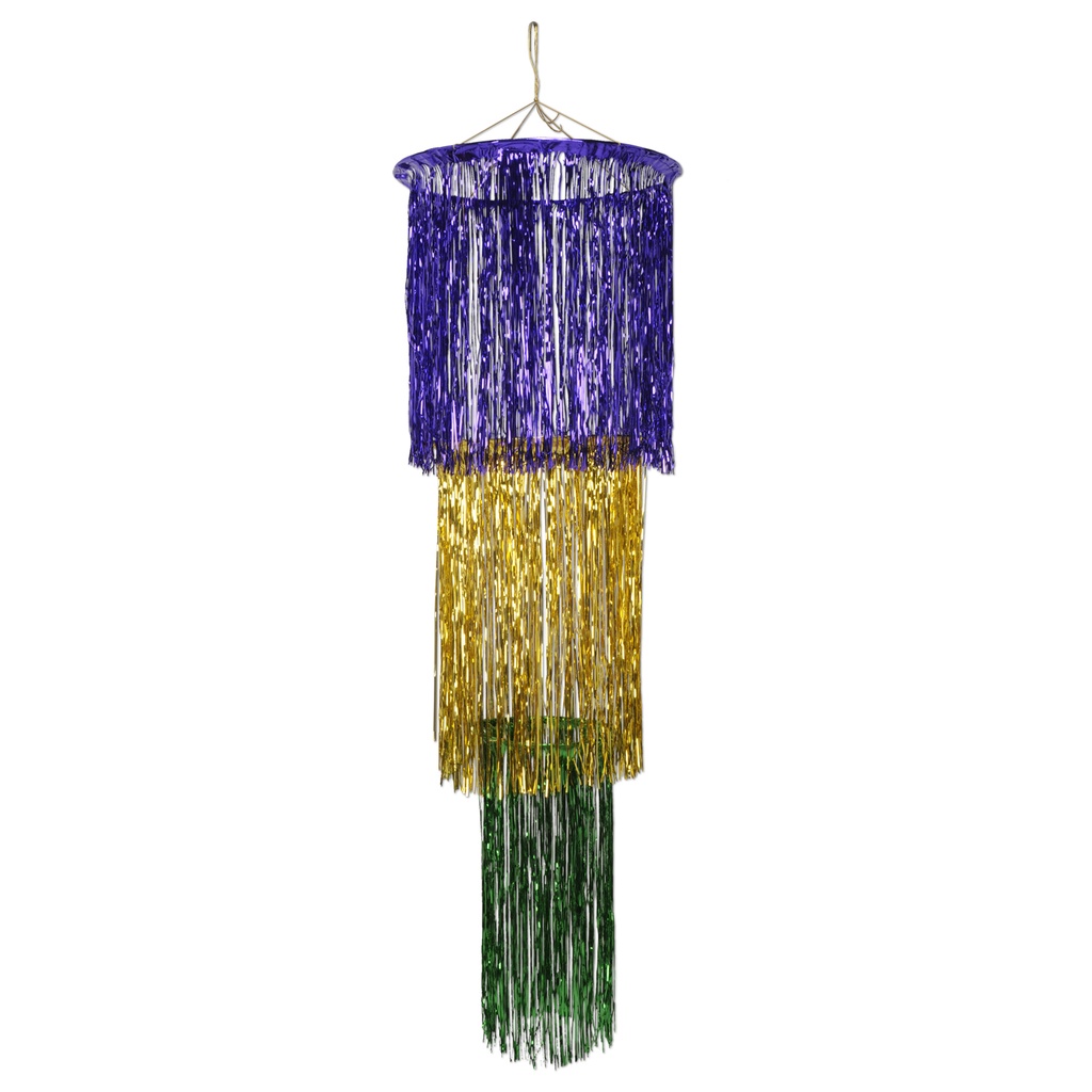 3-Tier Shimmering Chandelier, 1.2m