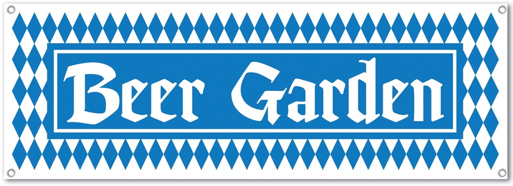 Beer Garden Sign Banner, 1.5m