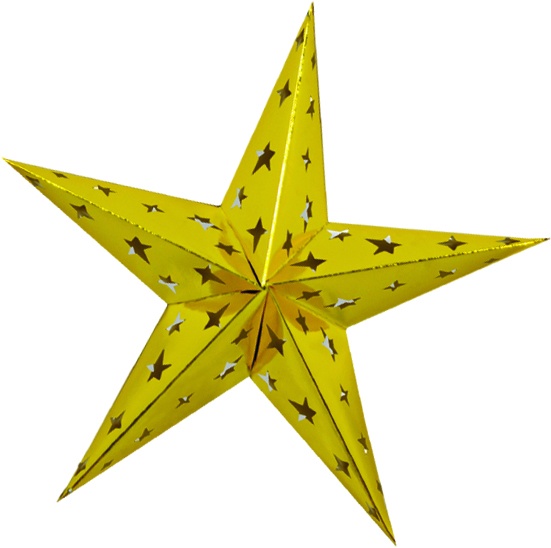 3D Foil Star, 60cm