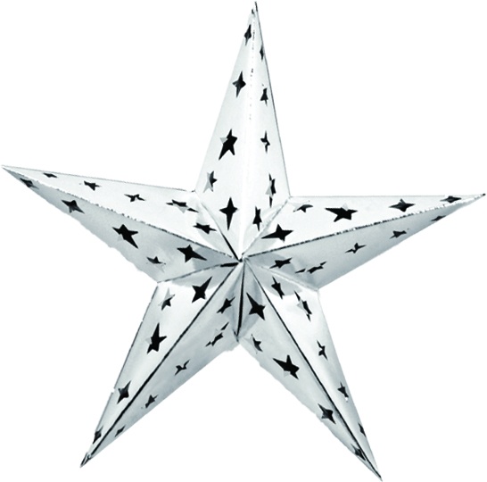 3D Foil Star, 60cm