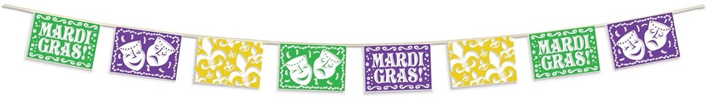 Mardi Gras Picado Banner