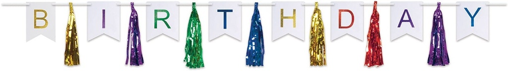 Birthday Tasselled Banner, 1.8m