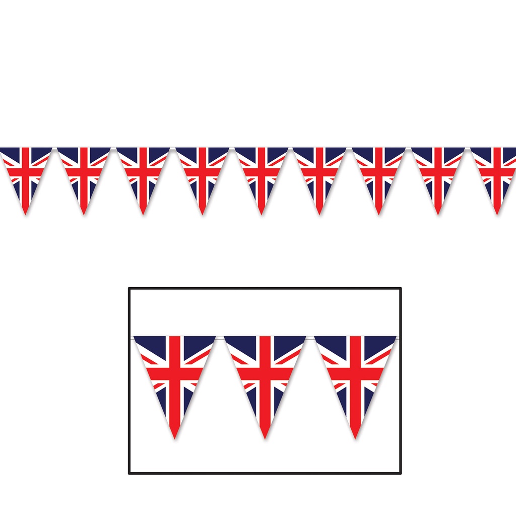 Union Jack Pennant Banner, 3.6m