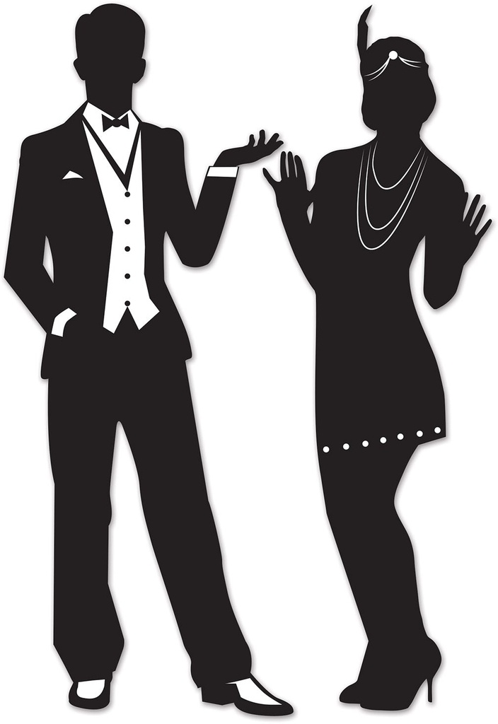 1920s Silhouette Couple